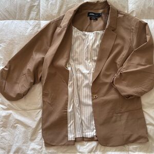 Stylish Tan Women’s Blazer